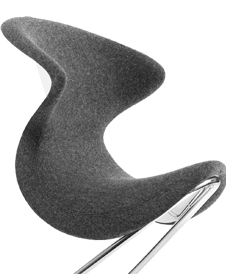 Oyo feutre / Chaise de réunion ergonomique aeris