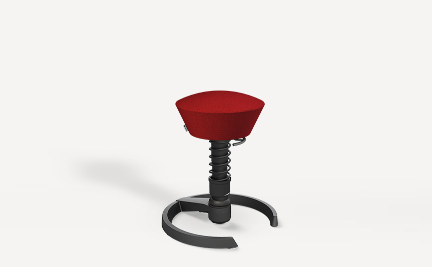 Swopper® Active Stool with Wool Seat and Wheels   Ergify